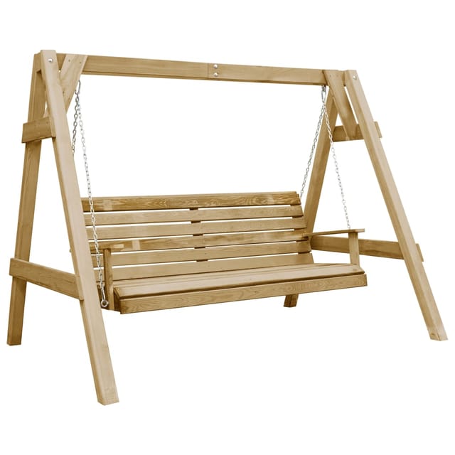 vidaXL Schaukelbank Imprägniertes Kiefernholz 205x150x157 cm 45305