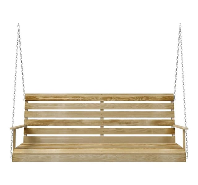 vidaXL Schaukelbank Imprägniertes Kiefernholz 155x65x60 cm 316065