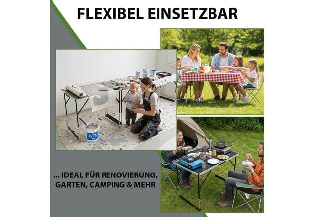 TRUTZHOLM Multifunktionstisch Flohmarkttisch 3er Set