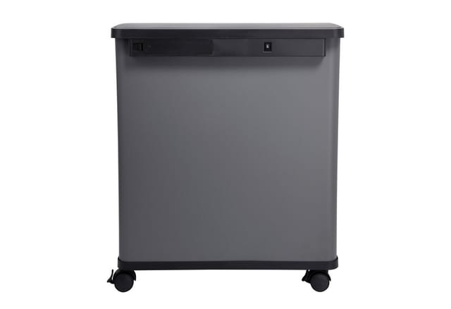 Svita SR2X30 Sensormülleimer Abfalleimer 2fach 60l Inklusive Inneneimer Räder Grau