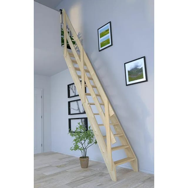 StarWood Treppe Fichte 2000 Holzgeländer 2 Querleisten