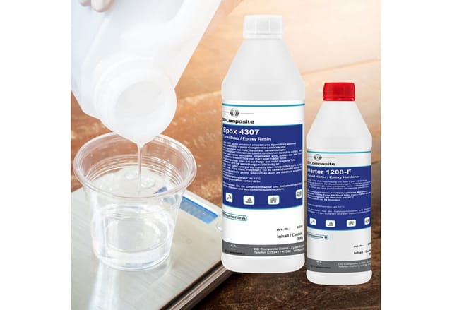 DD Composite 750g GFK Epoxidharz + 1m² Rovinggewebe 300g/m² -Leinwand-