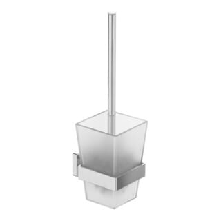 Villeroy & Boch Elements Striking WC Bürstengarnitur Wandmontage Satiniertes Glas Eckig Chrom