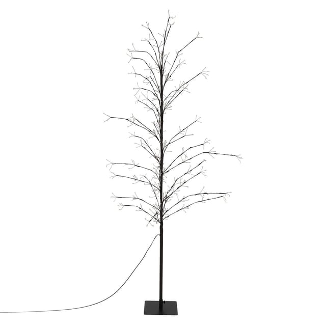 ECD Germany LED-Baum 180 cm 480 Warmweißen LEDs Lichterbaum mit Timer IP44