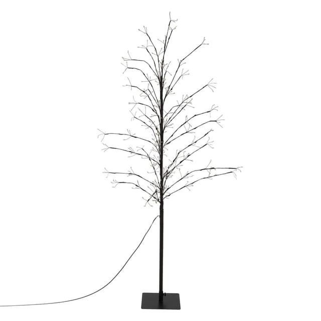 ECD Germany LED-Baum 150 cm mit 360 Warmweißen LEDs Lichterbaum mit Timer