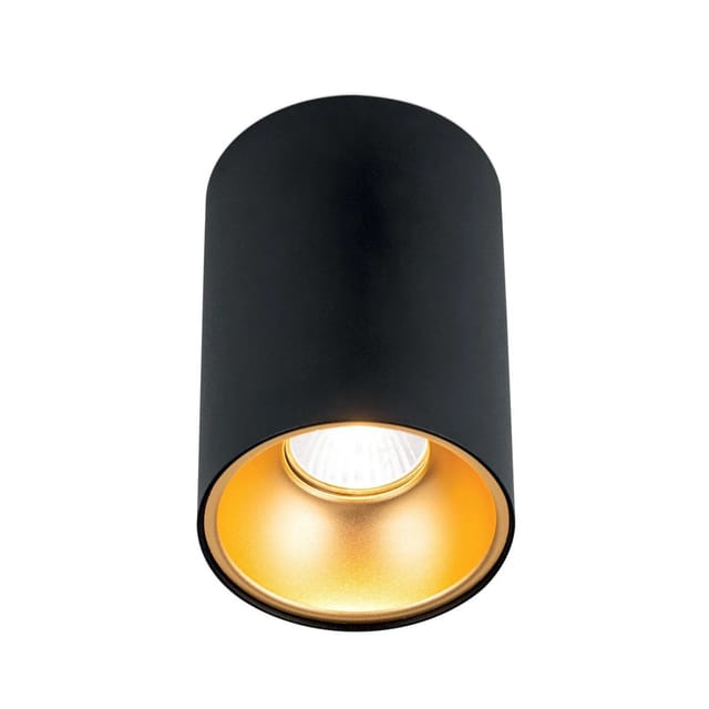 Orion Leuchten Aufbaustrahler Starlight 1 x GU10 Ø 9,6 cm Schwarz Rund