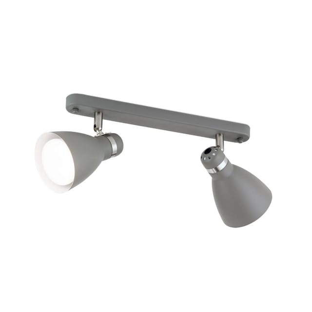 Orion Leuchten Strahler School 2 x E27 Grau