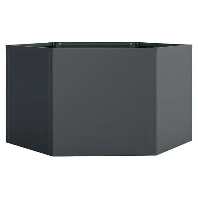 Westmann Metall-Hochbeet Varia 6-eckig 100 cm x 100 cm x 52 cm Anthrazit