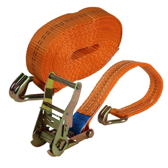 TRUTZHOLM Profi Ratschen Spanngurt 2 Teilig 6m 2t 2000kg TÜV GS Orange