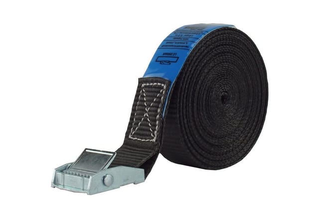 TRUTZHOLM Profi Spanngurt Klemmschloss Auto 1 Teilig 6m 250 kg Schwarz