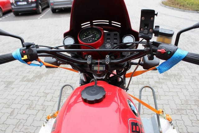 TRUTZHOLM Lenker Verzurrsystem Spanngurt für Motorrad