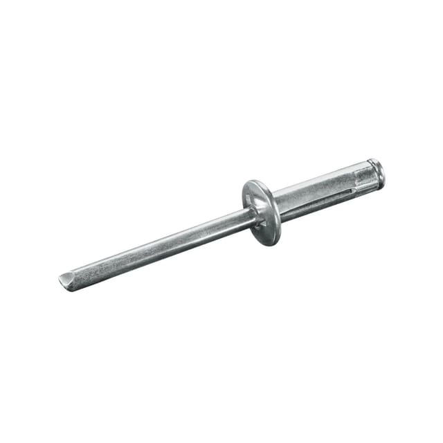 GOEBEL 500 Presslaschen-Blindnieten Aluminium 4,0 x 13,6 mm Flachkopf Nieten Blindniete Tri-Go