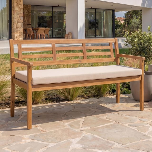 MCW Gartenbank N47 Kissen Creme-Beige