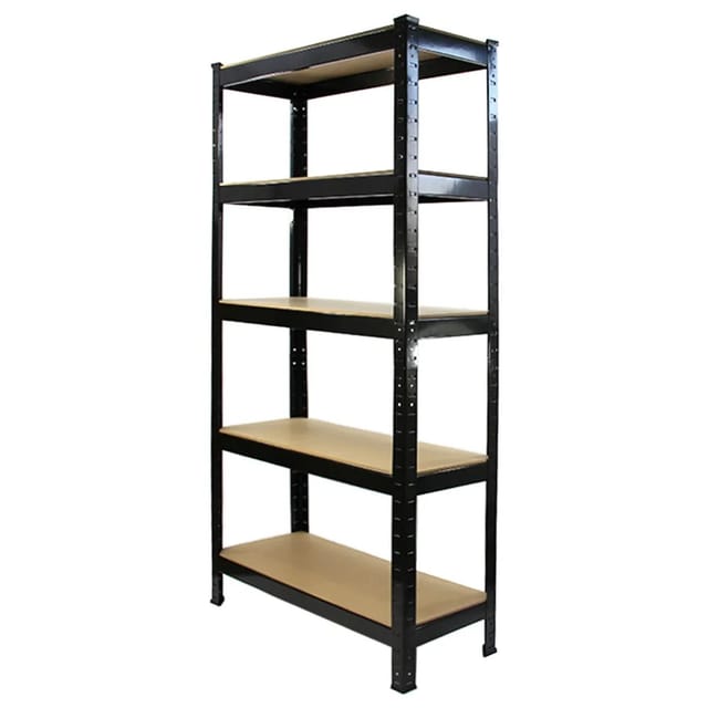 Monstershop 6 x Monster Racking T-Rax 75cm Lagerregal Schwarz mit Gratis Gummihammer
