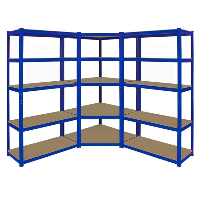 Monstershop Monster Racking Sparangebot 1 x T-Rax 90cm Eckregal + 2 x T-Rax 90cm in Blau