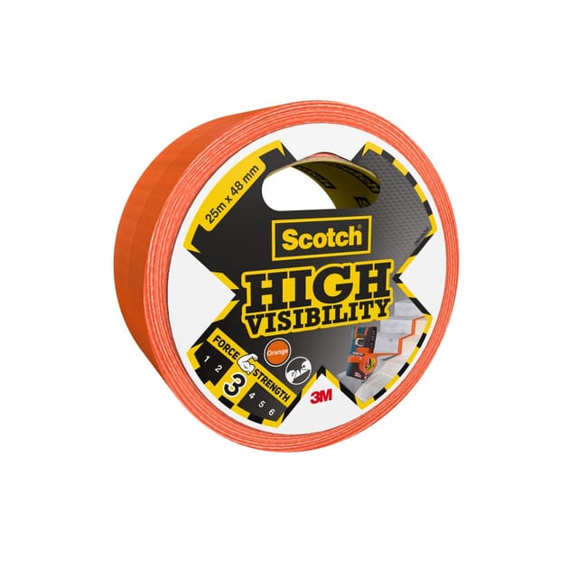 Scotch Klebeband High Visibility 25 m x 48 mm Orange