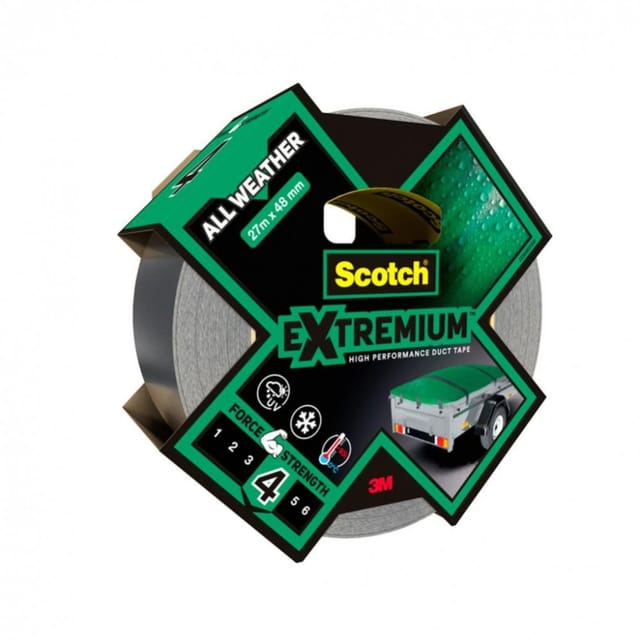 Scotch Hochleistungs-Klebeband Extremium All Weather 27 m x 48 mm Schwarz
