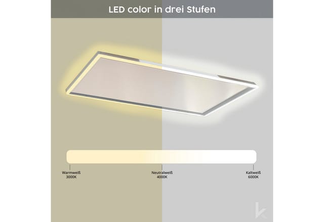 Könighaus LED-Deckenheizung M-Serie 800 W Weiß
