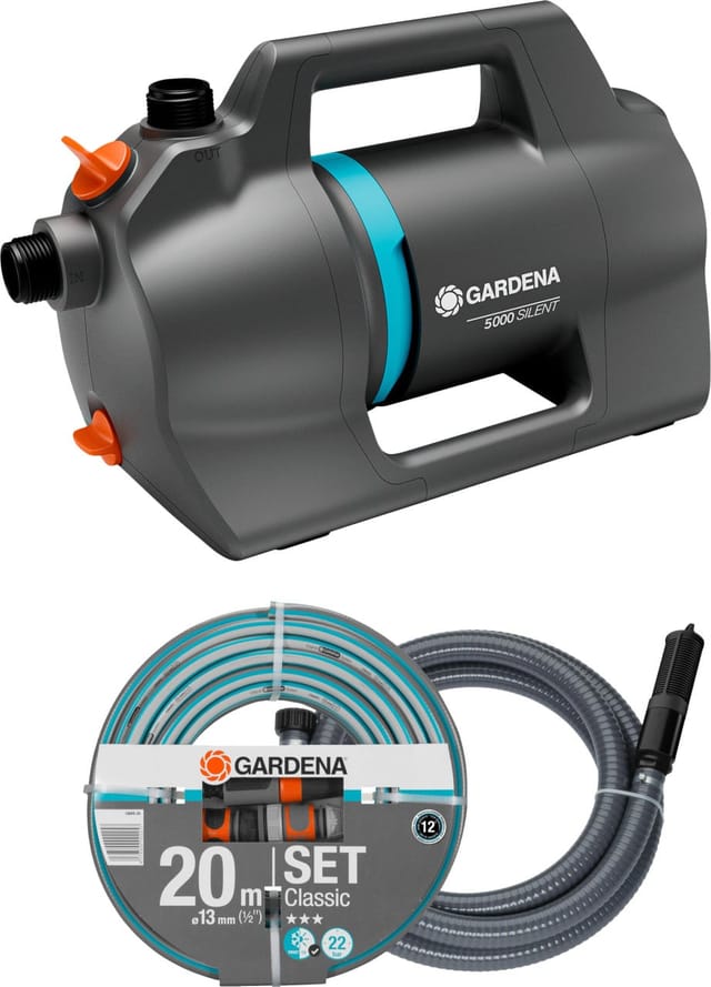 Gardena Gartenpumpe-Set 5000 Silent