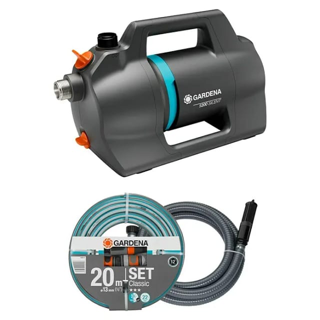 Gardena Gartenpumpe-Set 5200 Silent