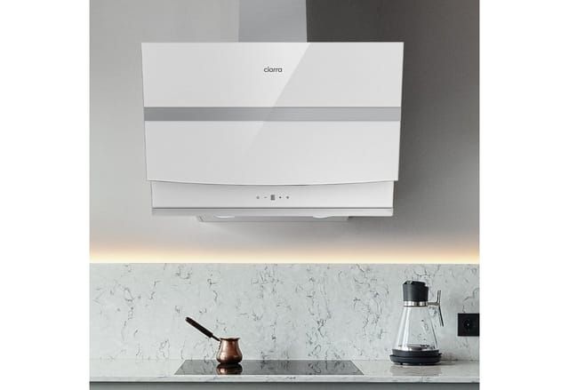 CIARRA Dunstabzugshaube 60 cm 650 m³/h A+++ Kopffrei WIFI-APP Touch Control VM6736NW