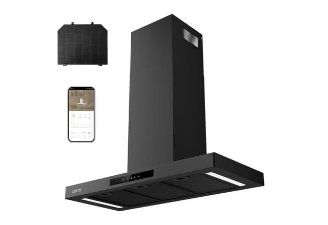 CIARRA Dunstabzugshaube A+++ 650 m³/h 90 cm WIFI-APP Touch Control VMB9102P