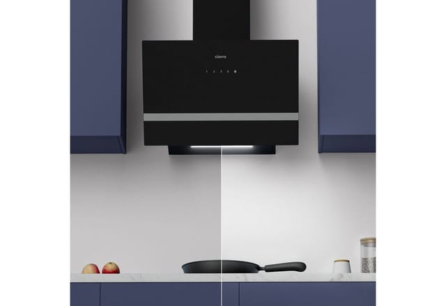 CIARRA Dunstabzugshaube 60 cm 650 m³/h A+++ Kopffrei WIFI-APP Touch Control VM6736HB