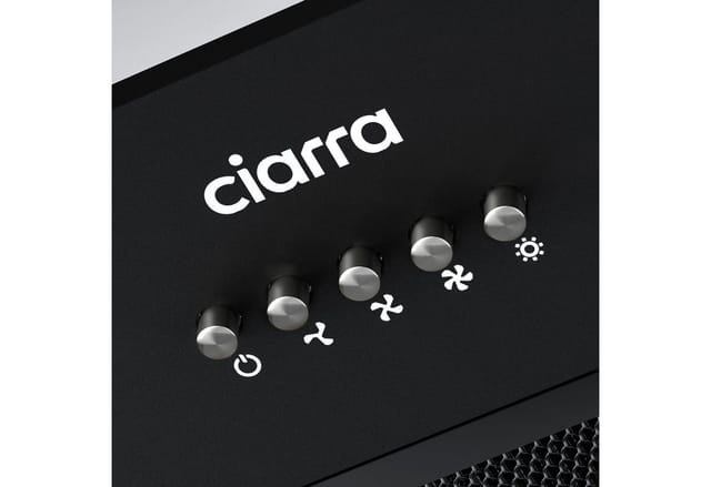 CIARRA Dunstabzugshaube 52 cm 3 Stufen Unterbau-Abzugshaube Edelstahl VMB5913A