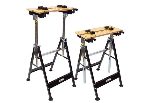 TRUTZHOLM 2x 100 kg Werkbank Klappbar Höhenverstellbar Werktisch