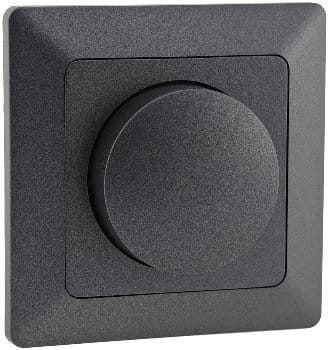 ChiliTec MILOS Dimmer für LED Lampen Anthrazit mit Rahmen