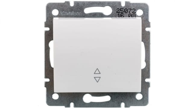 Kanlux LOGI Wechsel Schalter Weiß 250V10A ohne Rahmen