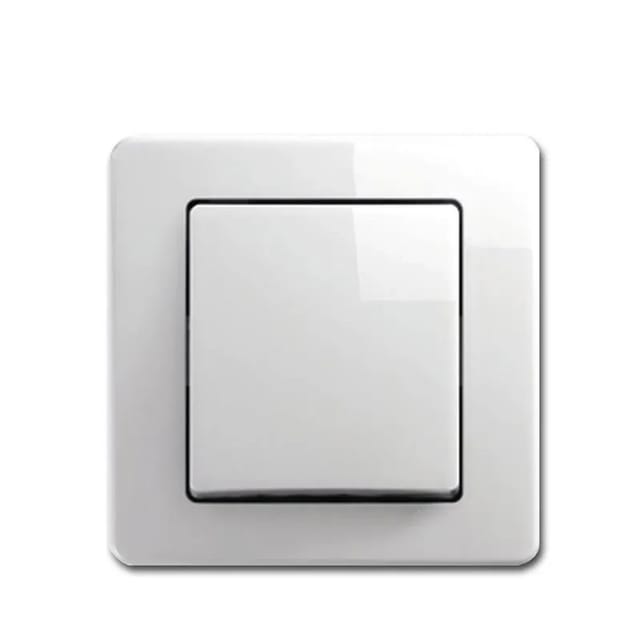 TEM EKONOMIK Kreuz Schalter Weiß 250V10A UP