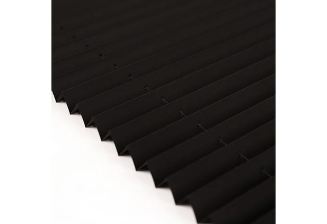 Deco-Raum Plissee Basic ohne Bohren 40x150cm Schwarz Blickdicht Klemmfix