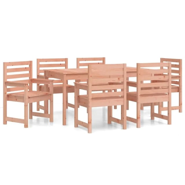 vidaXL 7-Tlg Garten-Essgruppe Massivholz Douglasie 3154718