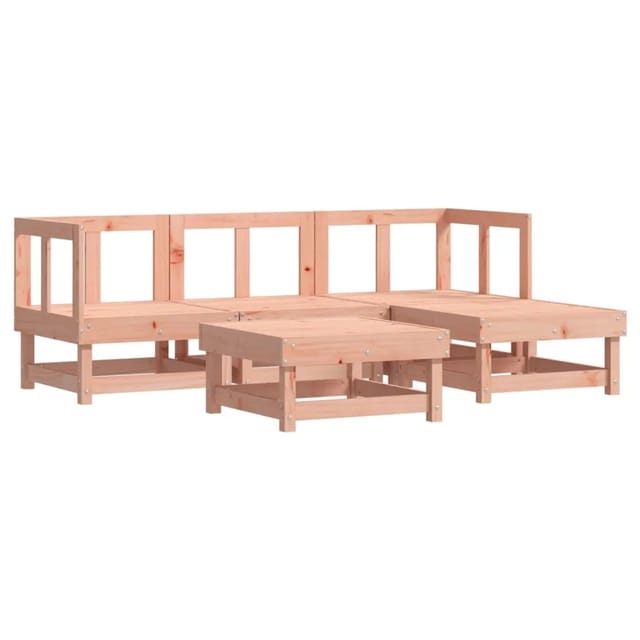 vidaXL 5-Tlg Garten-Lounge-Set Massivholz Douglasie 3186170