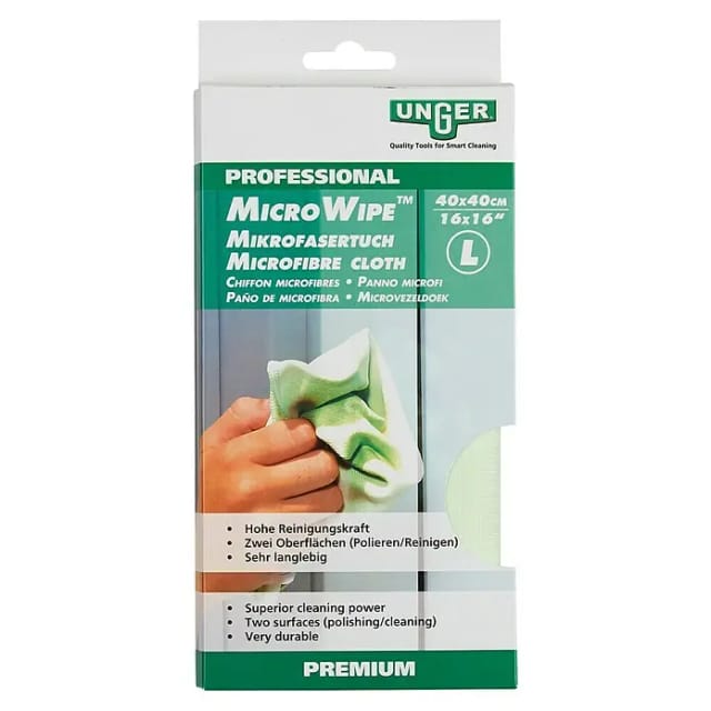 Unger Mikrofasertuch MicroWipe 40 cm x 40 cm Grün