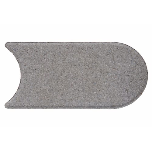 Diephaus Rasenmähkante 24 cm x 12 cm x 4 cm Grau