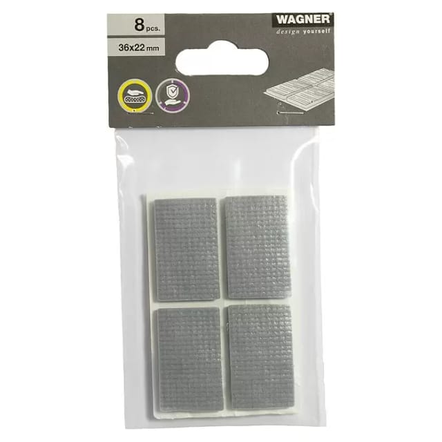 Wagner Softpads-Set EH0336 Grau 36 mm x 22 mm x 4 mm 8-tlg.