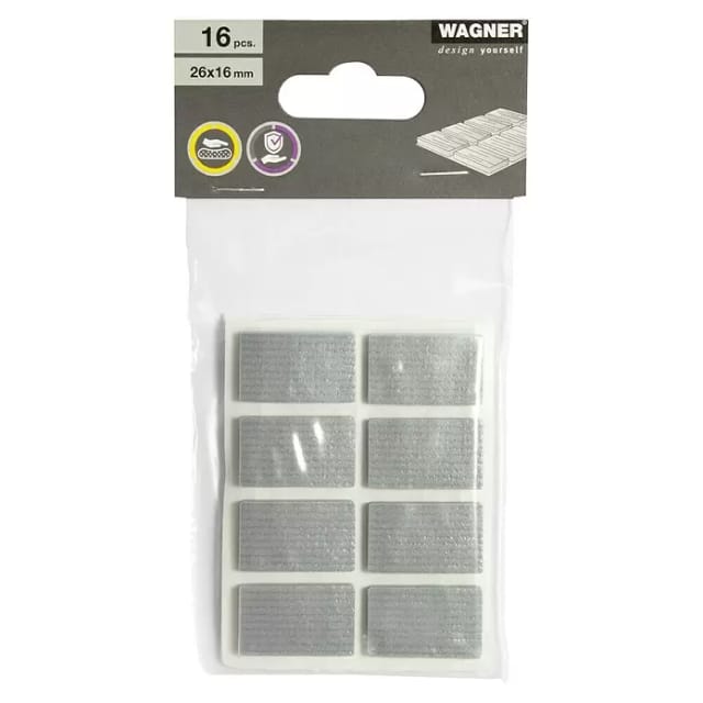 Wagner Softpads-Set EH0326 Grau 26 mm x 16 mm x 4 mm 16-tlg.