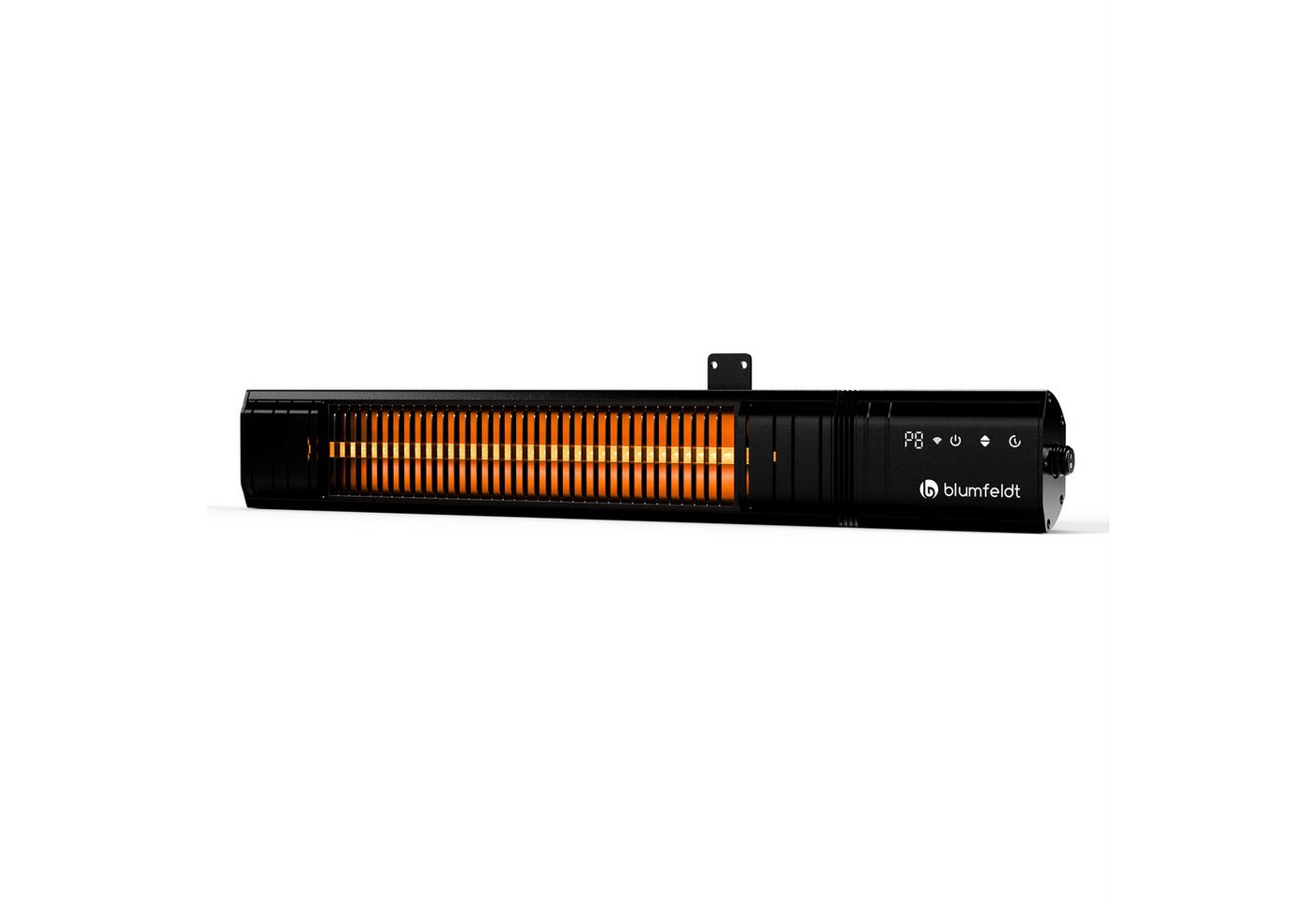 Blumfeldt Gold Bar Slim 2000 W Heizstrahler 9 Heizstufen WiFi-Funktion Touchscreen Fernbedienung IP 65 Schwarz Bild 3