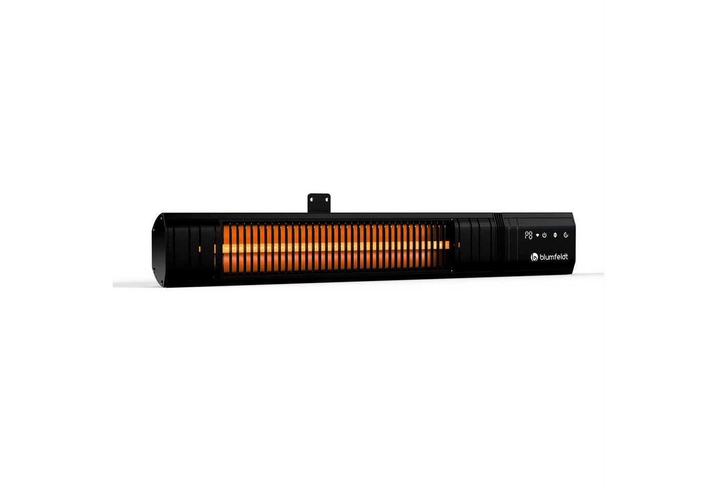 Blumfeldt Gold Bar Slim 2000 W Heizstrahler 9 Heizstufen WiFi-Funktion Touchscreen Fernbedienung IP 65 Schwarz Bild 5
