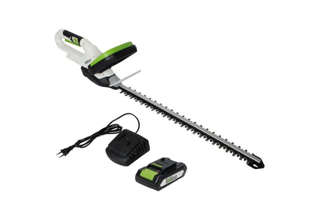 TRUTZHOLM Akku Heckenschere 20V 2Ah 520mm Schnittlänge mit Akku und Schnellladegerät