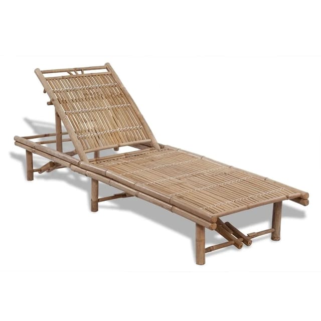 furnicato Sonnenliege Bambus