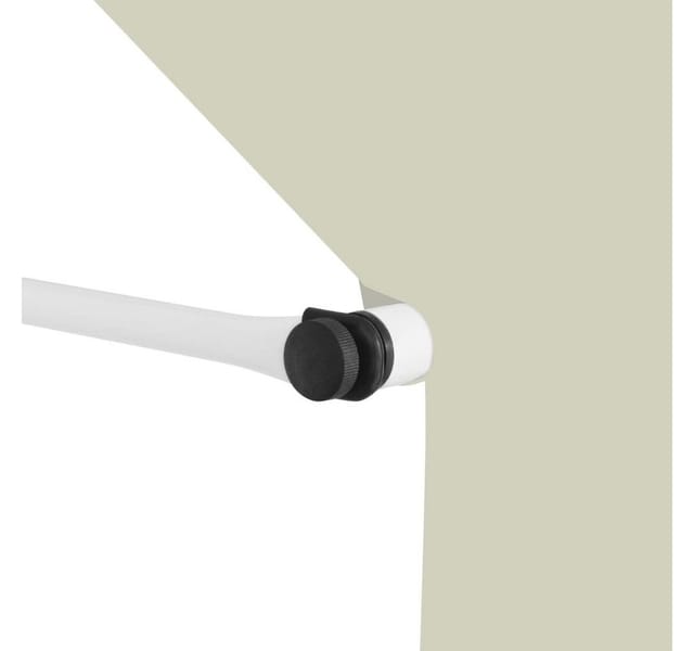 furnicato Einziehbare Markise Handbetrieben 100 cm Creme