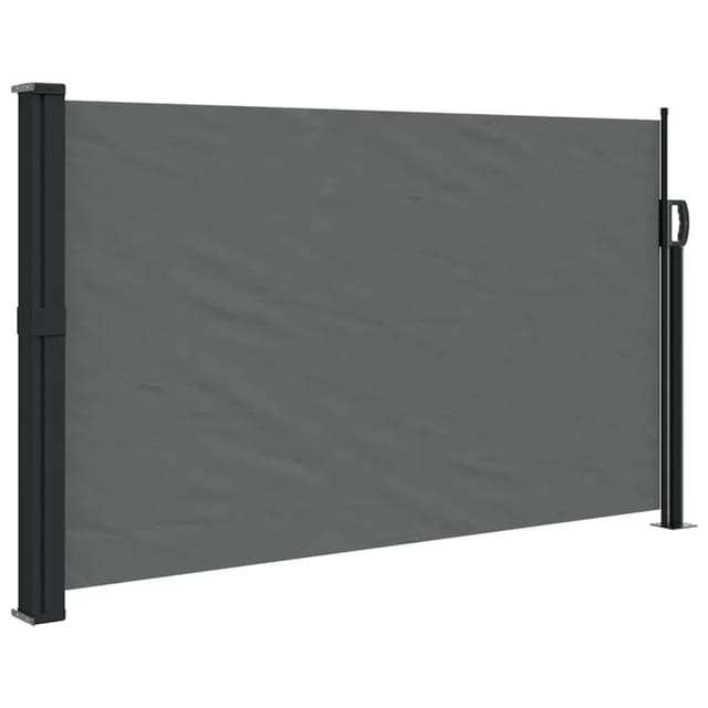 furnicato Seitenmarkise Ausziehbar Anthrazit 120x500 cm