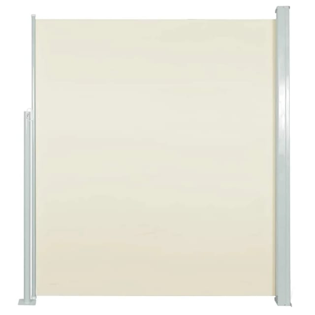 furnicato Ausziehbare Seitenmarkise 100×500 cm Creme