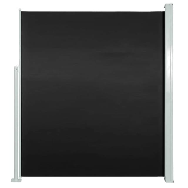 furnicato Ausziehbare Seitenmarkise 120×500 cm Schwarz