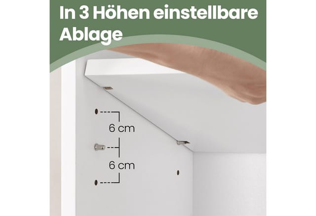 Songmics Bücherregal Custos 6 Ebenen 24 x 60 x 178,5 cm Weiß