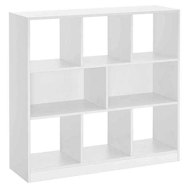 Songmics Bücherregal Custos 8 Fächer Weiß
