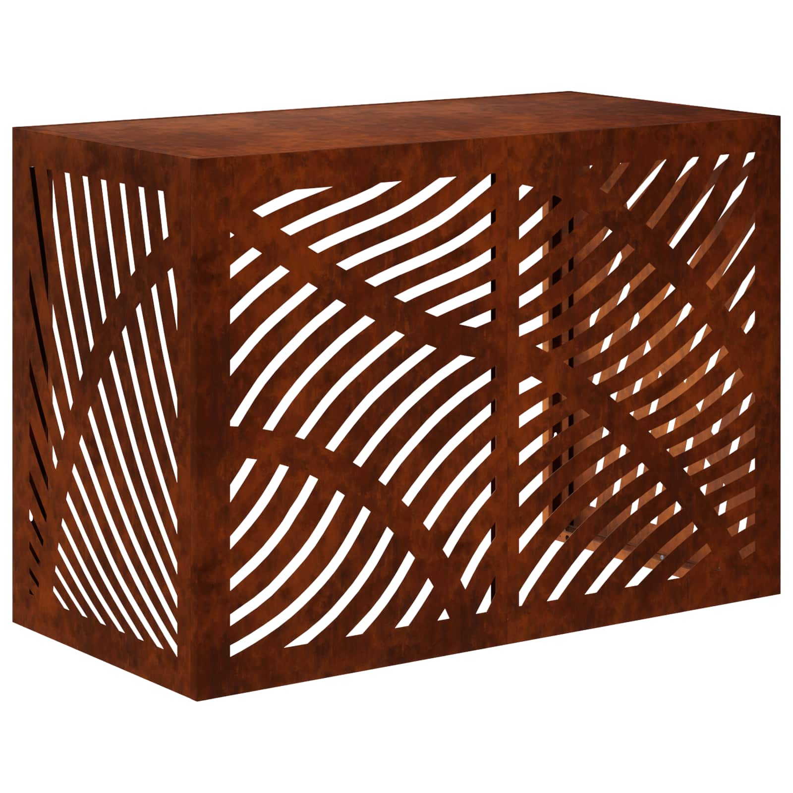 Klimaanlagenabdeckung Rostoptik 100 X 50 X 70 Cm Vidaxl